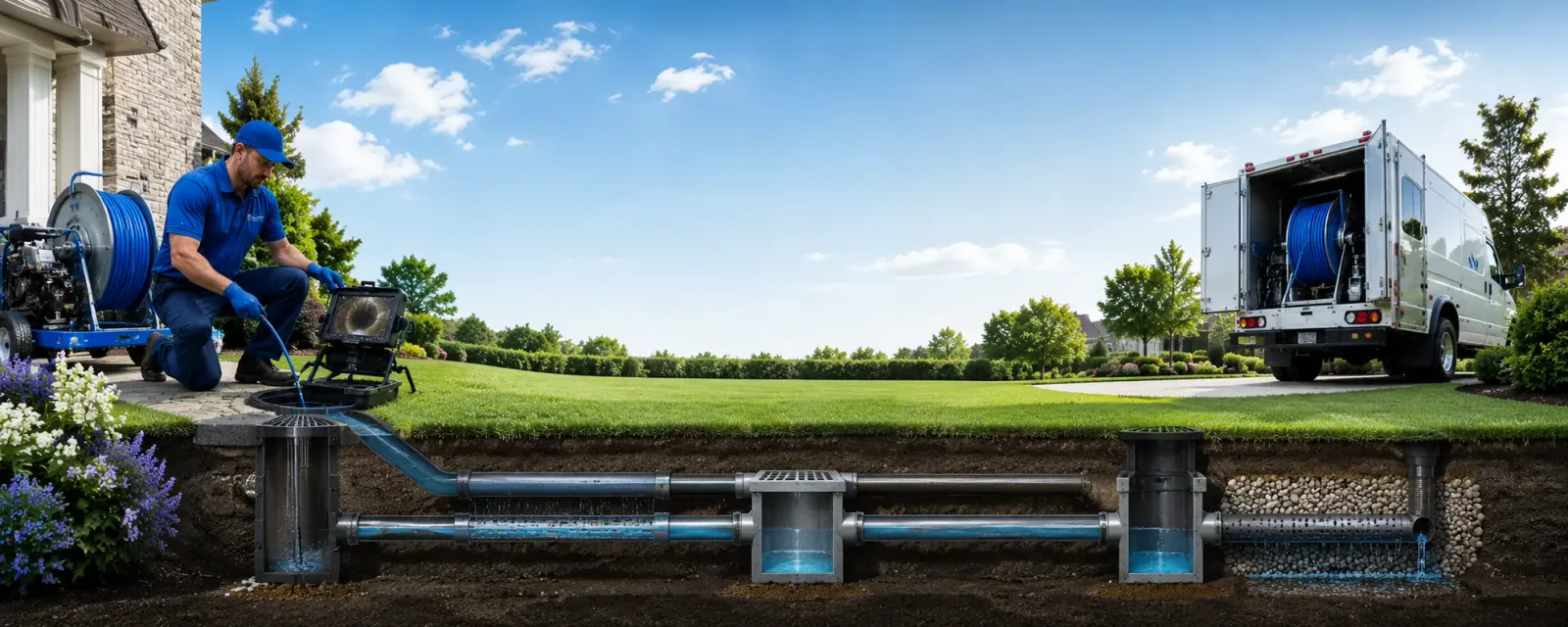 Outdoor drain cleaning information for Lincoln, MI