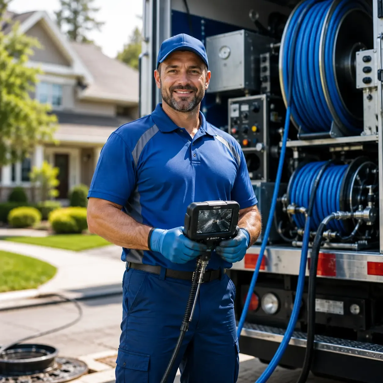 Local outdoor drain cleaning specialists in Lincoln, MI
